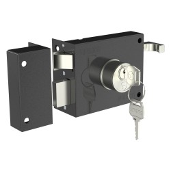 FECHADURA DE SOBREPOR PRETA FECHADURA DE SOBREPOR PRETA